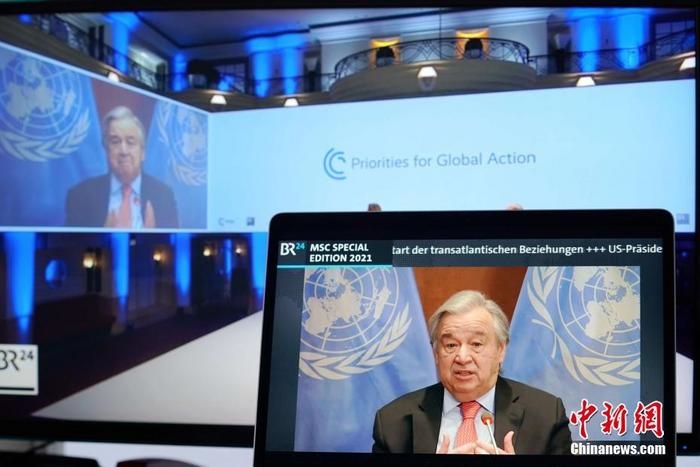 資料圖：聯(lián)合國秘書長古特雷斯。
<a target='_blank' href='http://www.chinanews.com/'>中新社</a>記者 彭大偉 攝