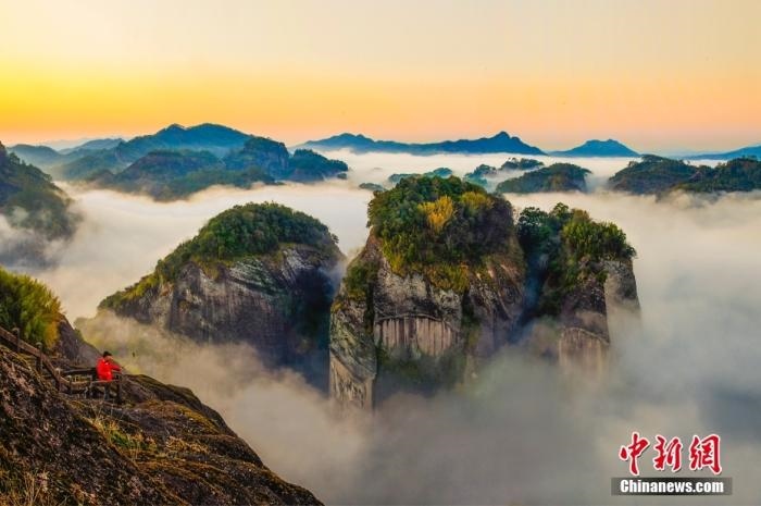 武夷山天游云海。黃海 攝