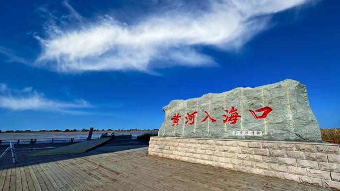 △黃河入海口位于山東東營市墾利區(qū)。(總臺央視記者彭漢明拍攝)