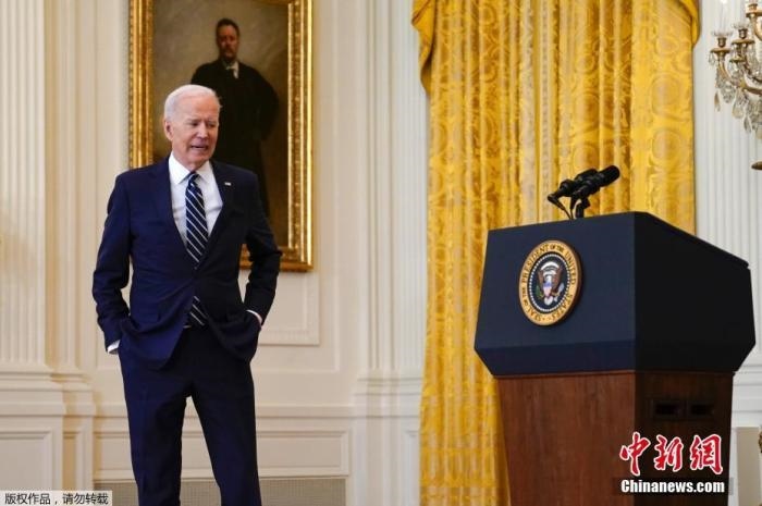 資料圖：美國(guó)總統(tǒng)拜登。