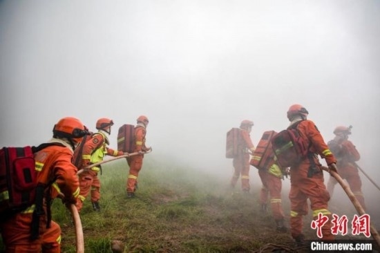演練現(xiàn)場(chǎng)。瀘州消防供圖
