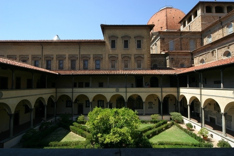 意大利美第奇洛倫佐圖書館。美第奇洛倫佐圖書館供圖