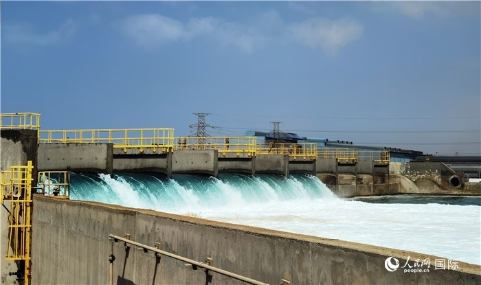 圖為取排水工程項(xiàng)目一景。人民網(wǎng)記者管克江攝