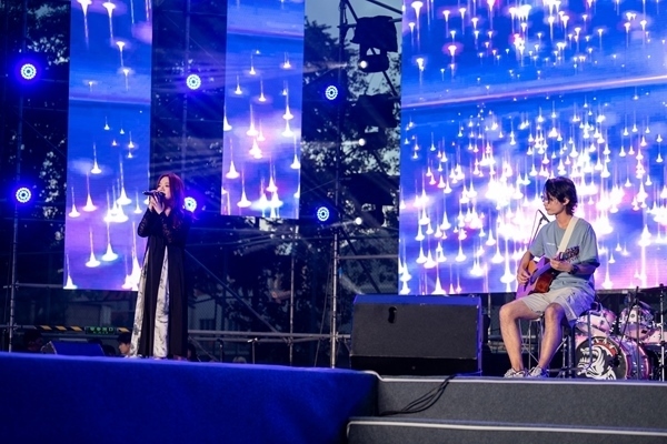 歌會(huì)現(xiàn)場(chǎng)。人民網(wǎng)記者 翁奇羽攝