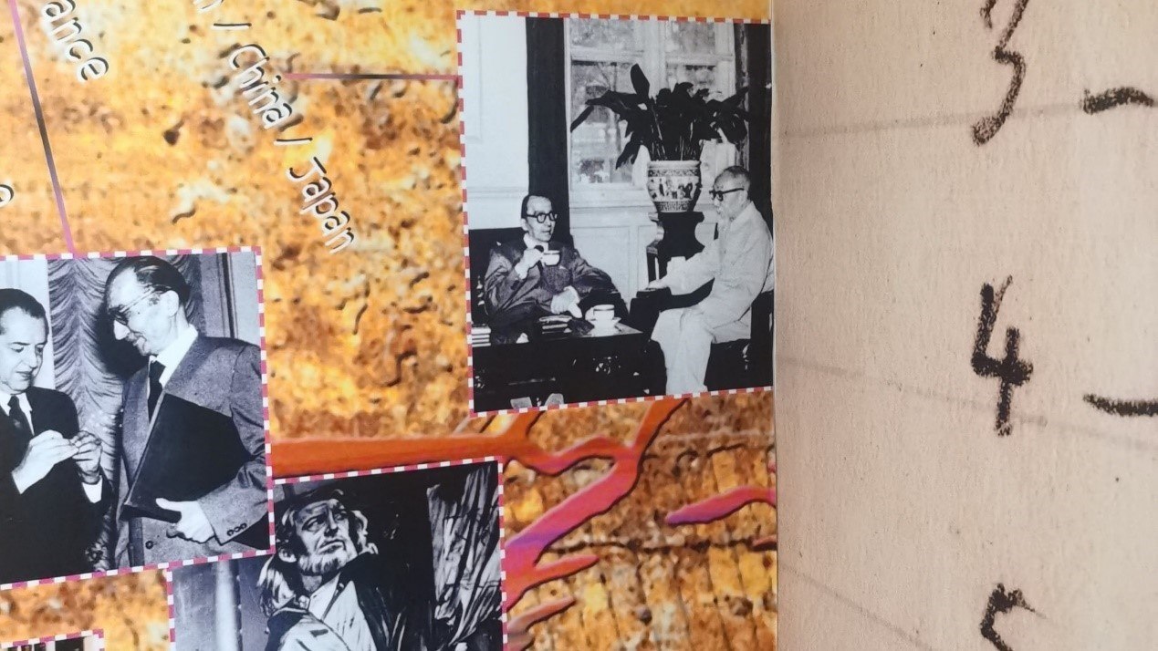 1957年，卡贊扎基斯第二次訪問中國，期間與作家茅盾進(jìn)行交流。人民網(wǎng)記者 葛泰佚攝