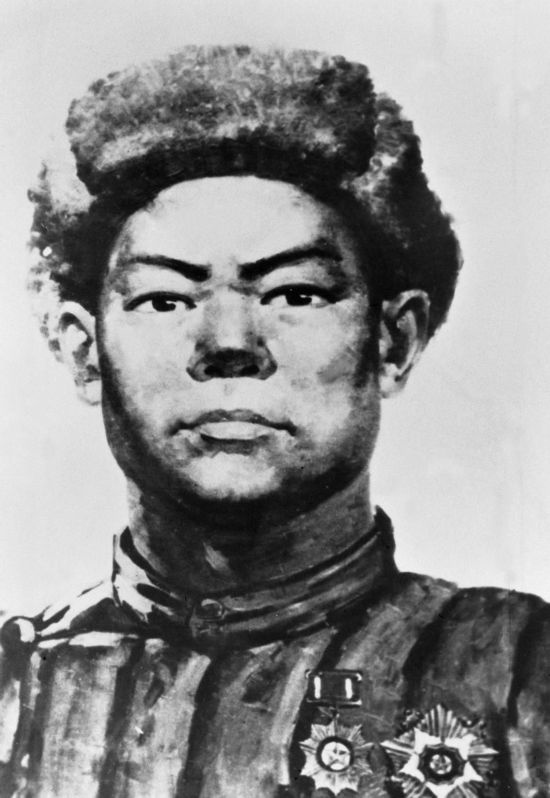 這是黃繼光像。新華社發(fā)（資料照片）