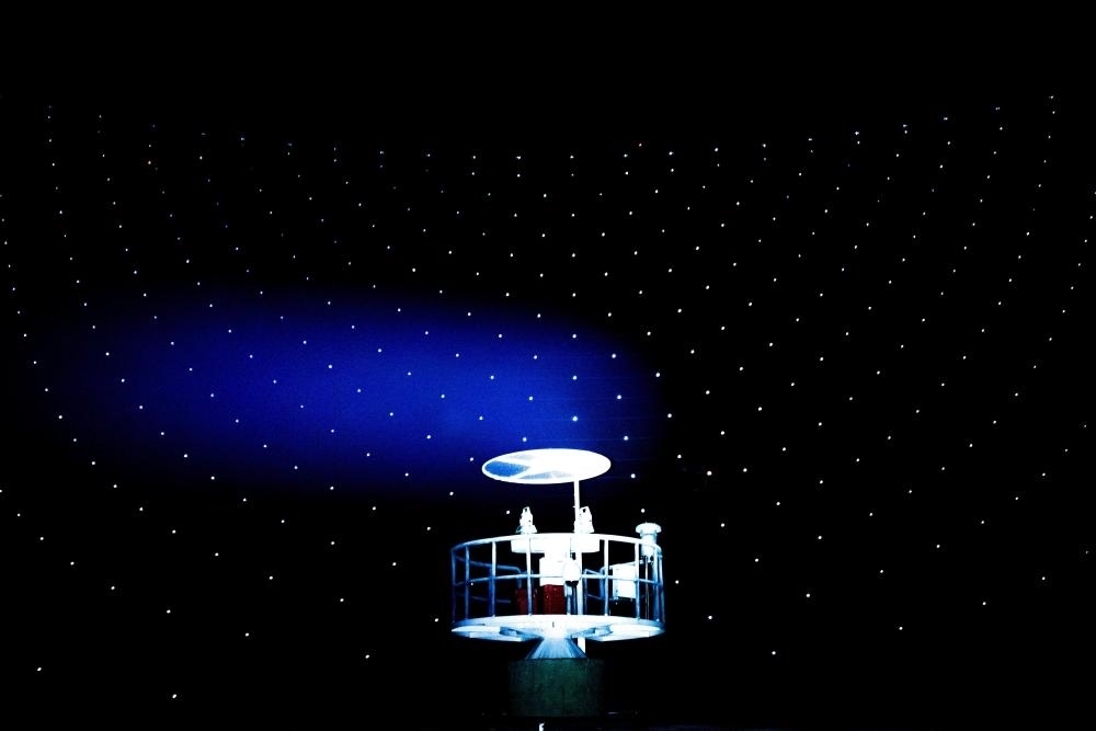 2021年3月29日拍攝的“中國天眼”測量基墩（維護(hù)保養(yǎng)期間拍攝）。新華社記者 歐東衢 攝