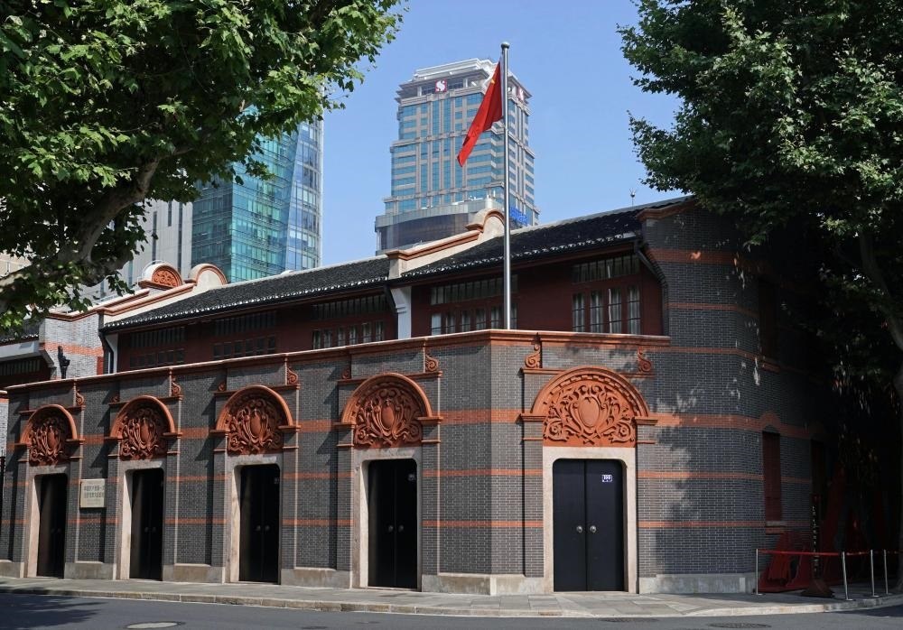 2023年6月9日拍攝的中共一大會址外景。新華社記者 劉穎 攝