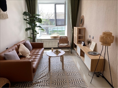 輝山英才社區(qū)樣板間。北京外國(guó)語(yǔ)大學(xué) 許青攝