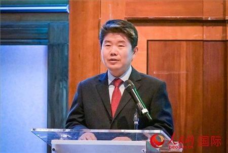 李立言致辭。人民網(wǎng) 郭錦標(biāo)攝