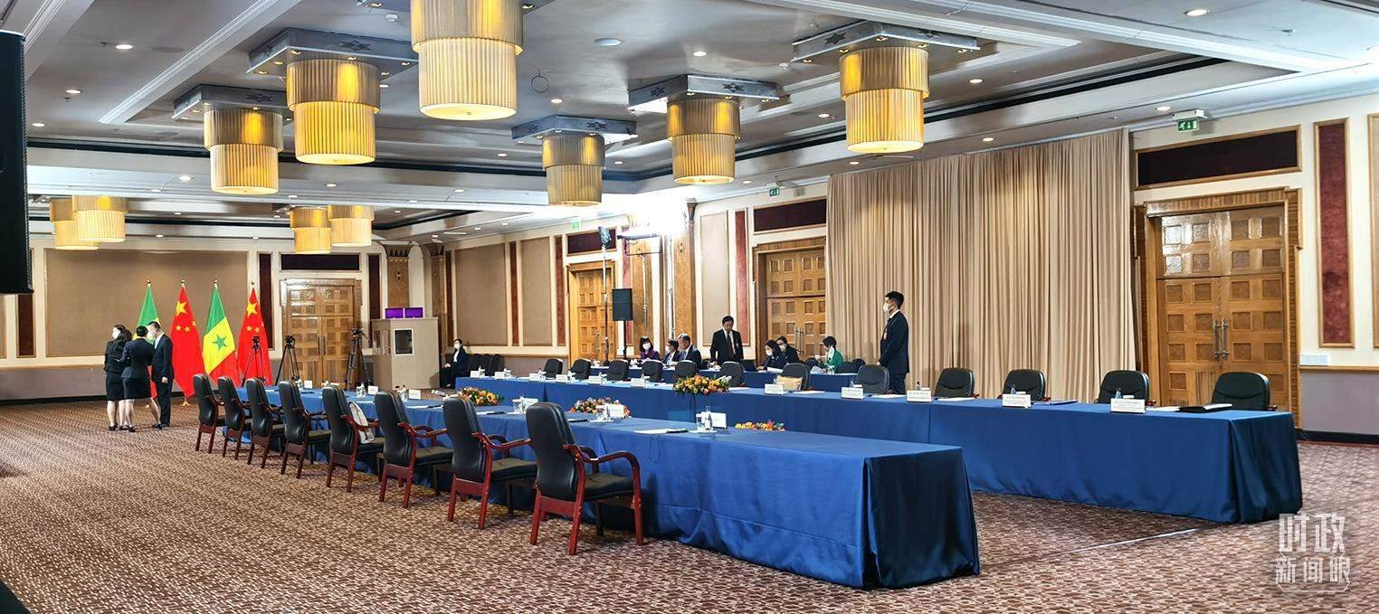 △23日下午，4場會見在這里舉行。（總臺央視記者郭鴻拍攝）