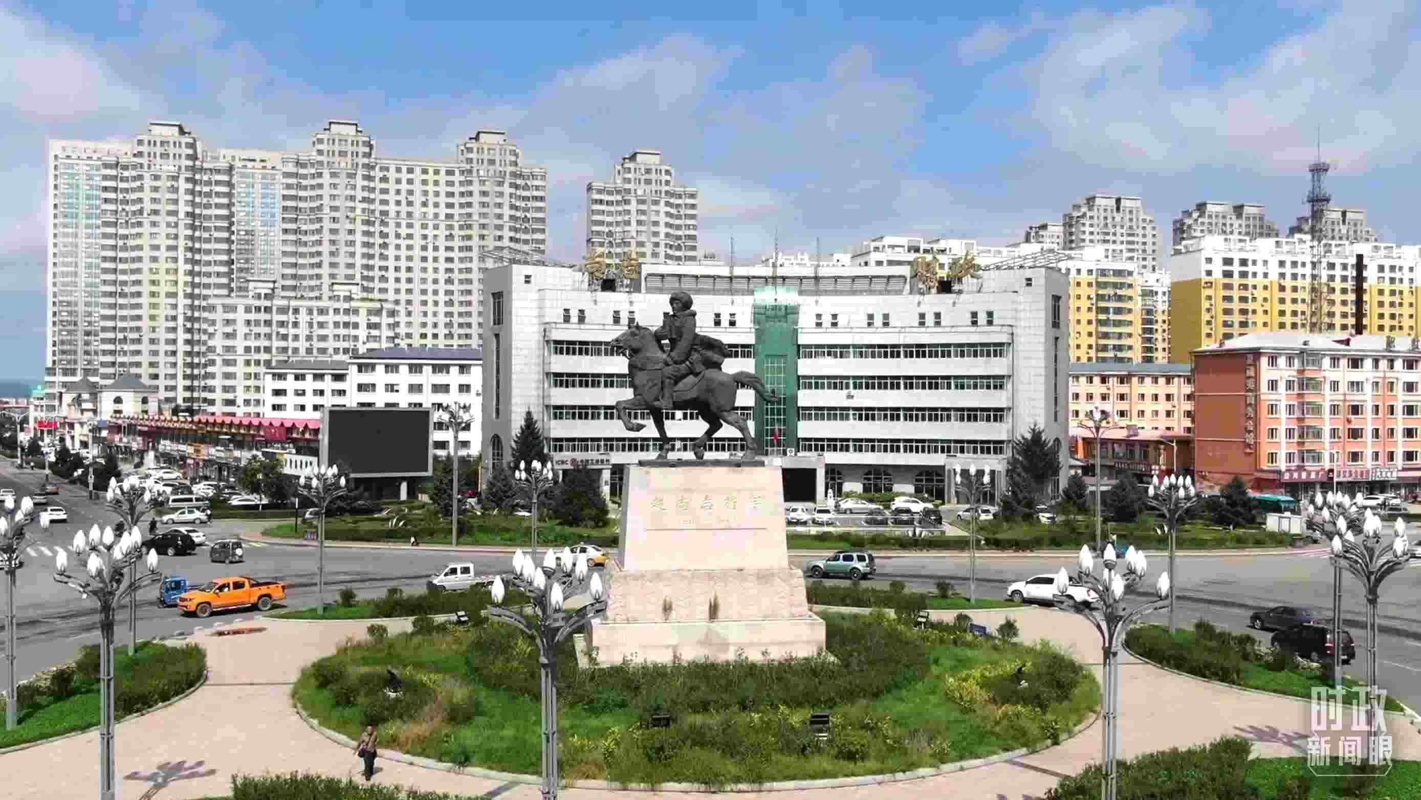 △哈爾濱市尚志市航拍。（總臺央視記者張耿生拍攝）