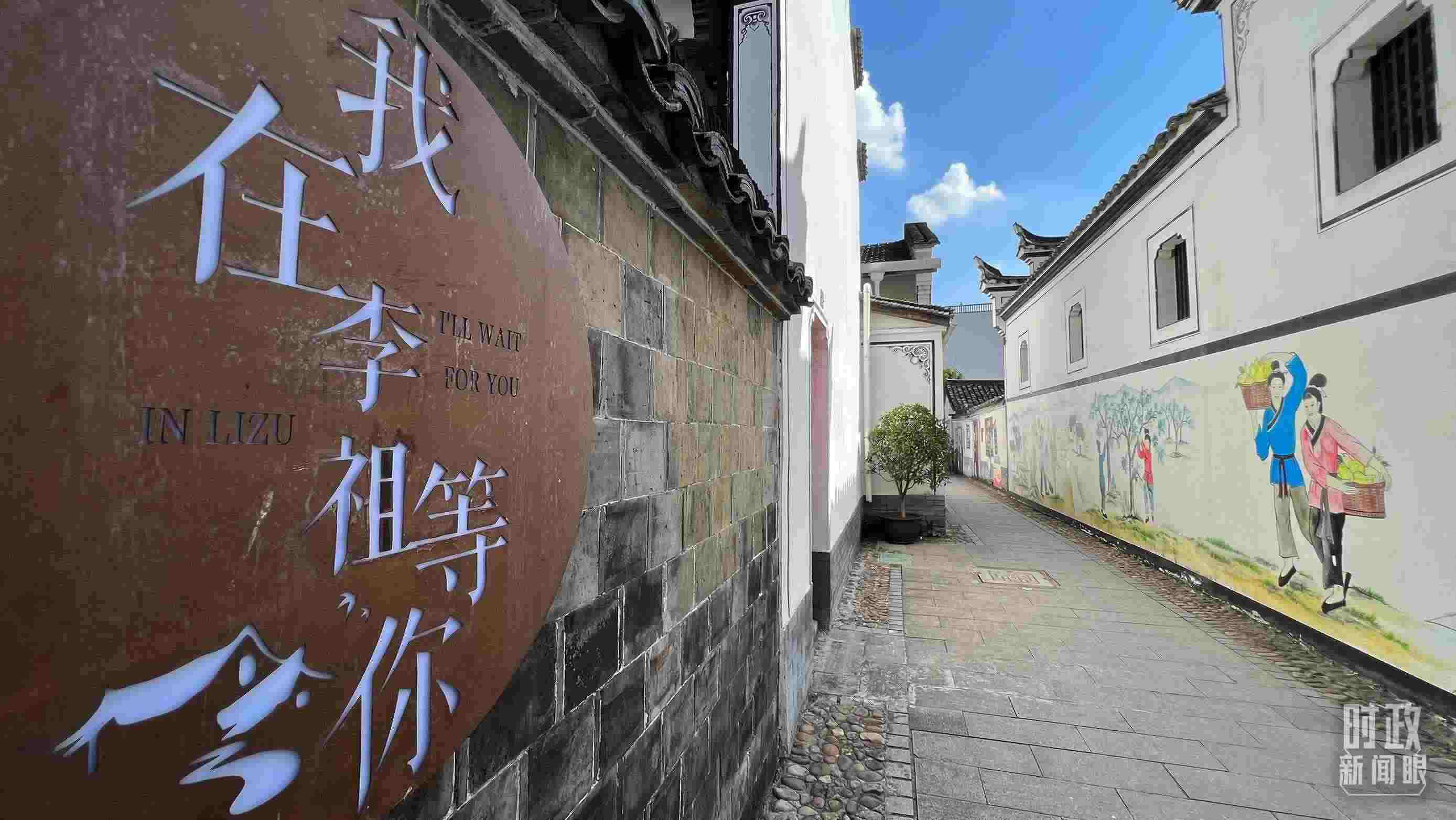 △村內(nèi)干凈整潔的小巷子。（總臺(tái)央視記者李煒拍攝）