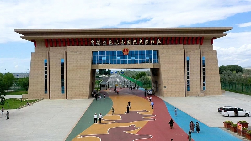 圖為塔城巴克圖口岸。塔城融媒體中心 張亭宇攝