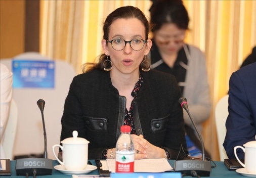 法國駐華大使館公使銜參贊白美燕致辭。主辦方供圖