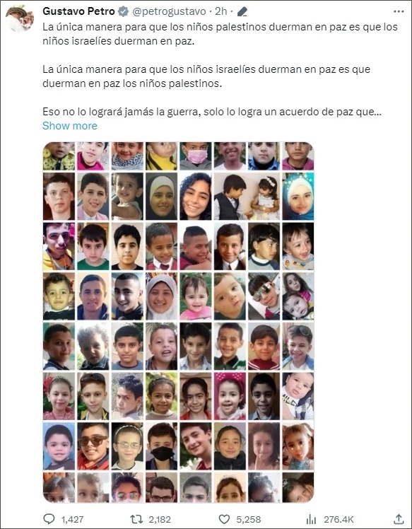 巴以爆發(fā)新沖突后，他再指西方“雙標(biāo)”