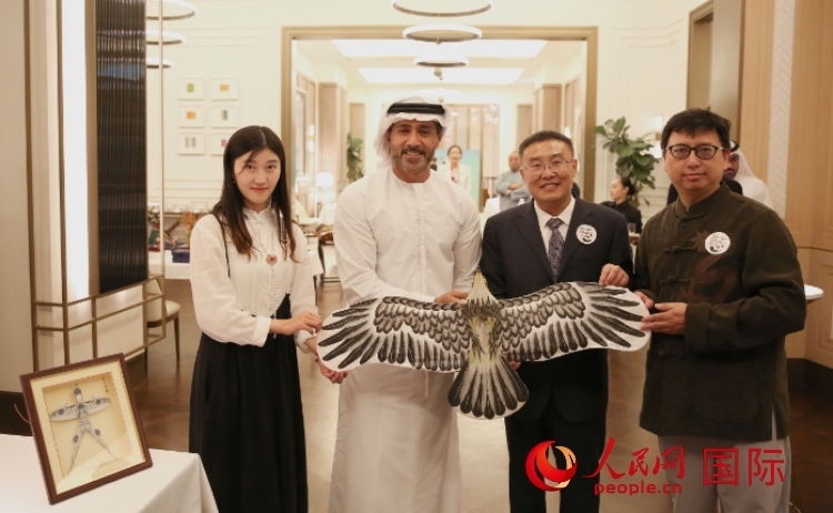 非遺展示。人民網(wǎng) 塔里克·易卜拉欣攝