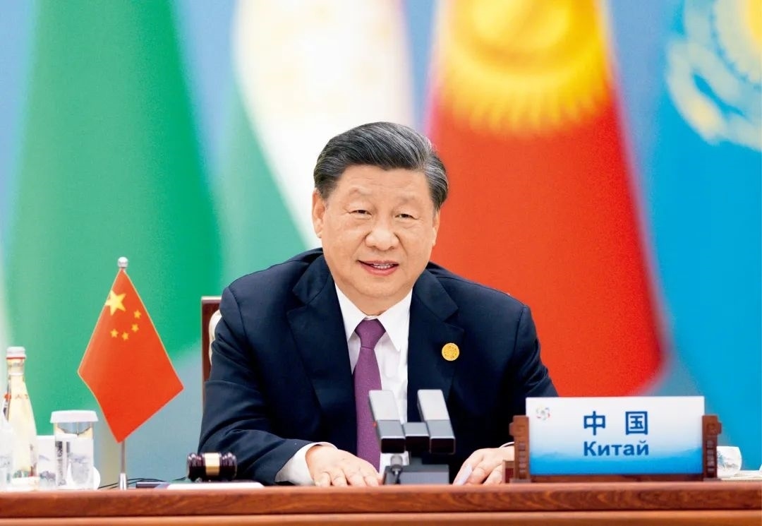 2023年5月19日上午，國家主席習(xí)近平在陜西省西安市主持首屆中國—中亞峰會并發(fā)表題為《攜手建設(shè)守望相助、共同發(fā)展、普遍安全、世代友好的中國—中亞命運(yùn)共同體》的主旨講話。圖/ 新華社記者 黃敬文 攝