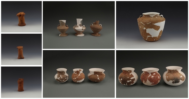 龜山遺址出土陶器。國(guó)家文物局供圖