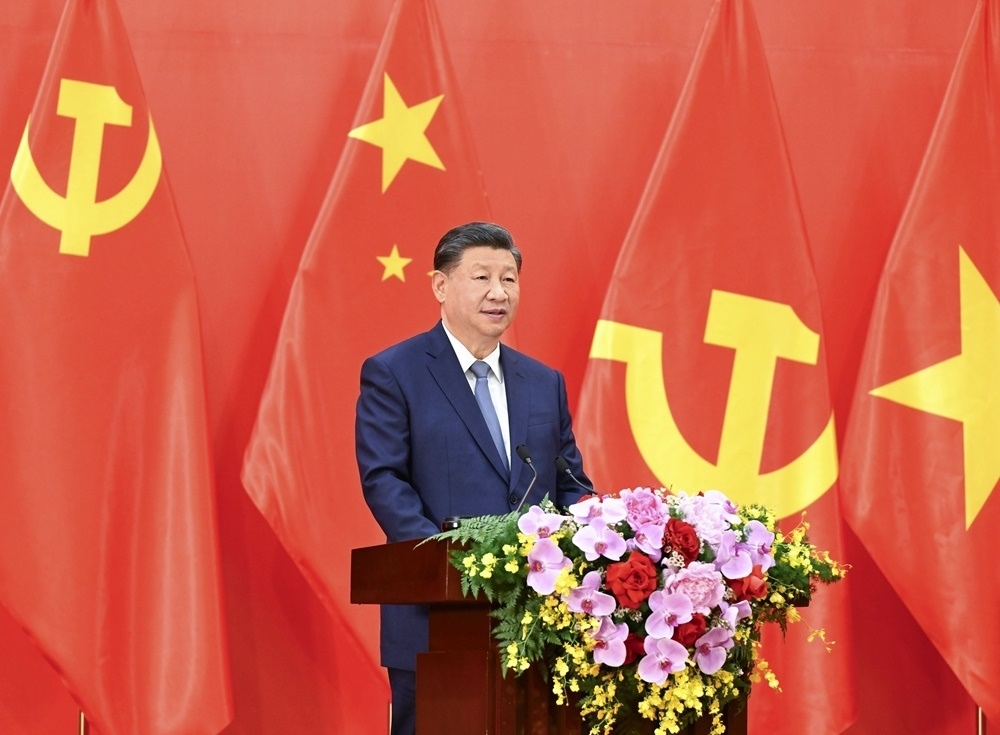 習(xí)近平總書記發(fā)表題為《賡續(xù)傳統(tǒng)友誼，開創(chuàng)中越命運(yùn)共同體建設(shè)新征程》的重要講話。