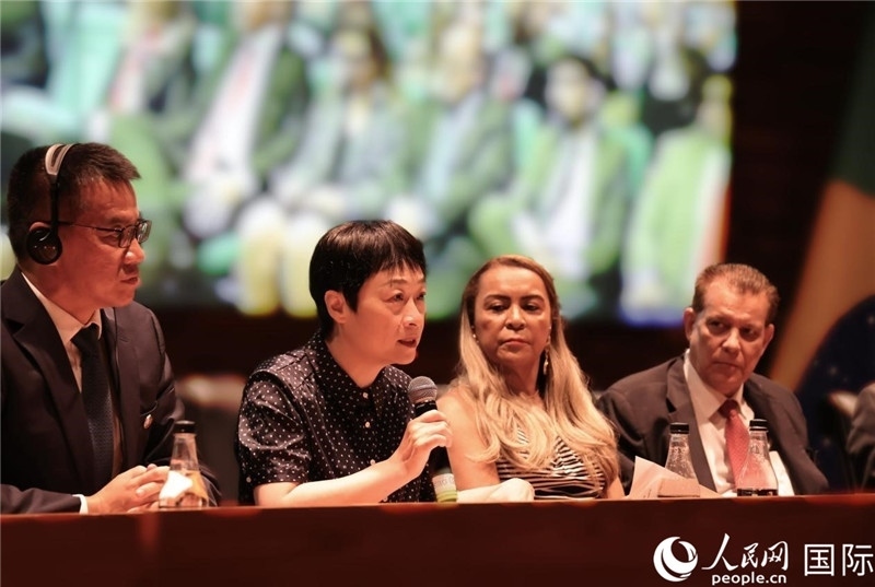 田敏出席論壇開幕式并致辭。人民網(wǎng)記者 時(shí)元皓攝