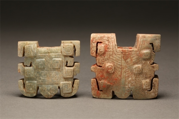 獸面形玉飾件。國(guó)家文物局供圖