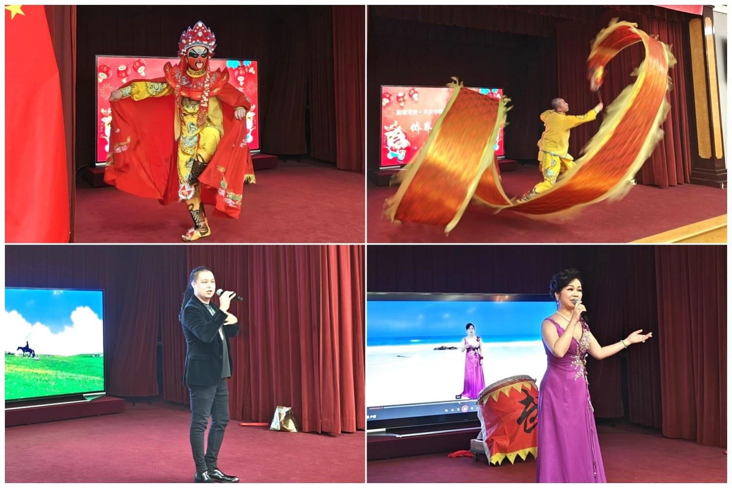 當(dāng)?shù)貎S界知名演員獻(xiàn)上精彩演出。主辦方供圖