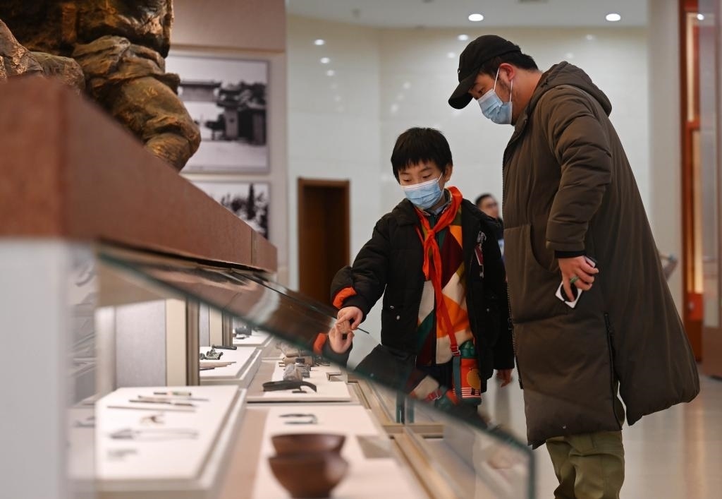 2024年1月29日，市民在平津戰(zhàn)役紀(jì)念館參觀。