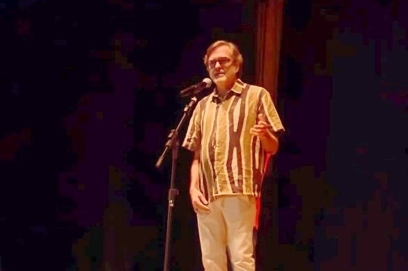 累西腓市政府代表、文化局長梅洛在活動中致辭。中國駐累西腓總領(lǐng)館供圖