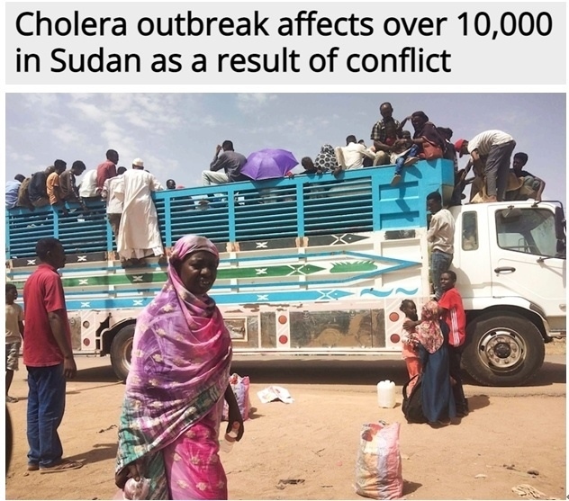 糧食危機、營養(yǎng)不良、霍亂 蘇丹人道主義危機嚴(yán)重