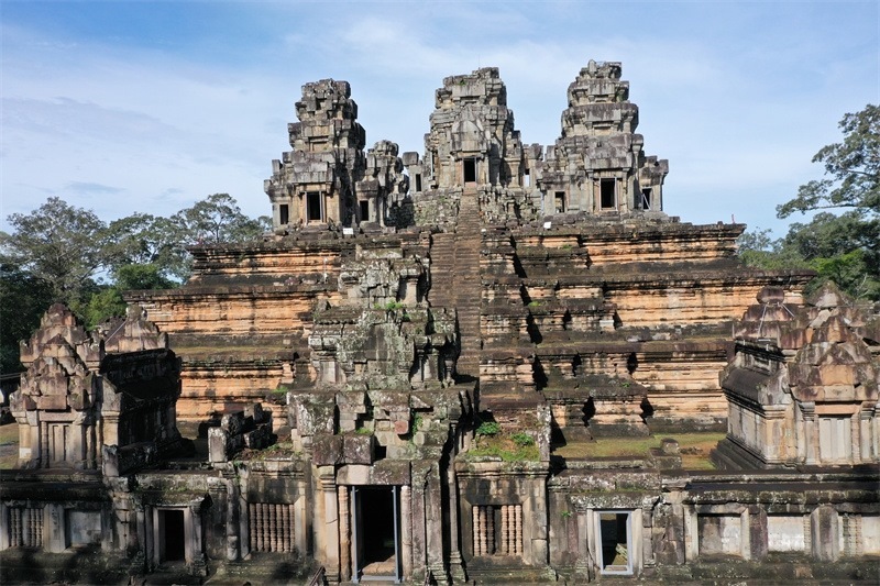 吳哥古跡內的茶膠寺。中國文化遺產研究院 袁濛茜供圖