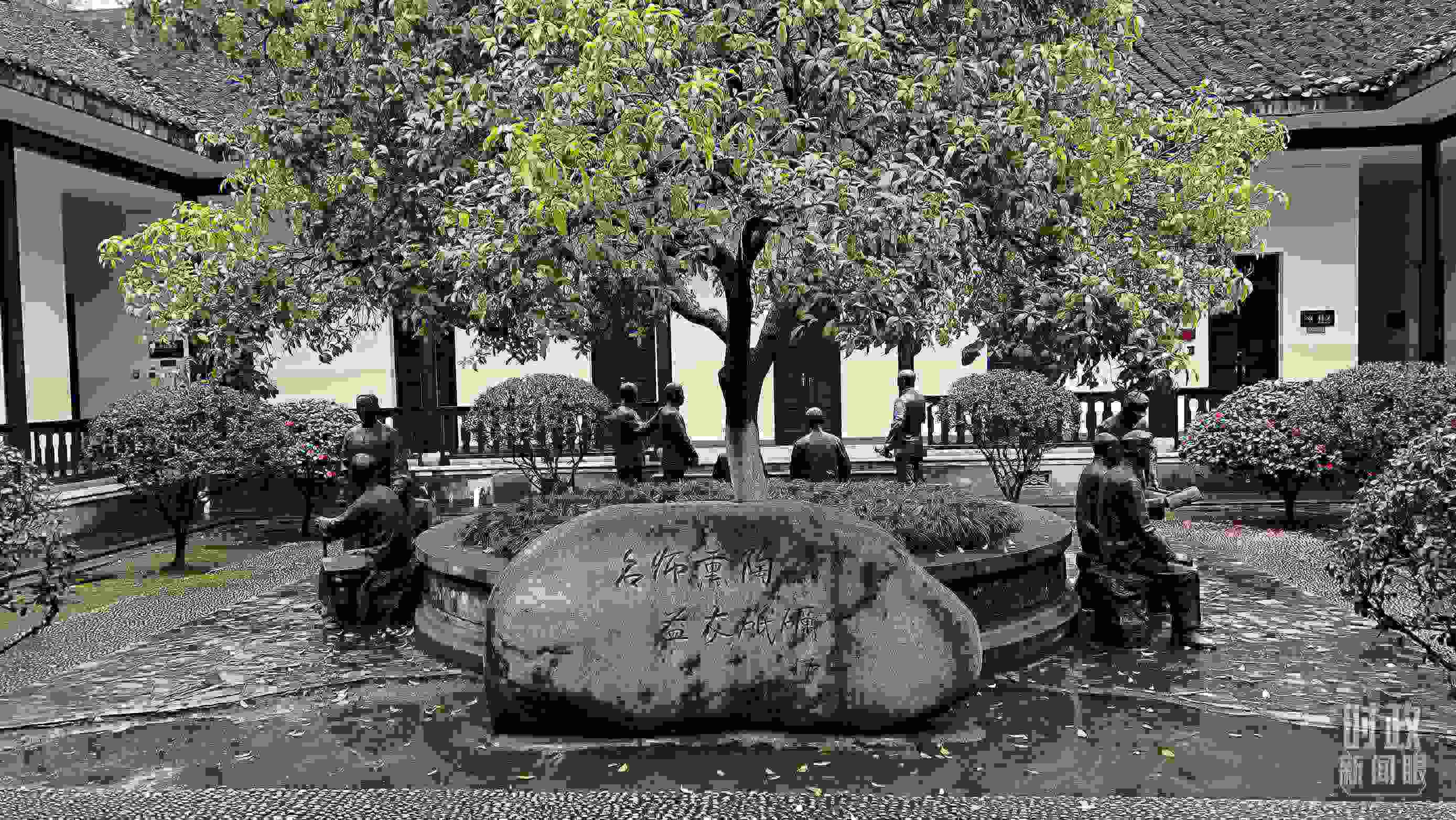 △湖南第一師范學(xué)院（城南書院校區(qū)）。（總臺央視記者覃思拍攝）