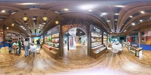 △消博會主賓國愛爾蘭國家館展區(qū)一角