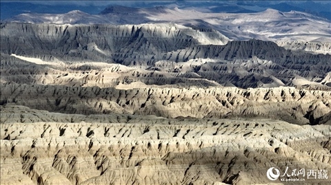 西藏阿里地區(qū)札達(dá)土林國家地質(zhì)公園。人民網(wǎng)記者 次仁羅布攝