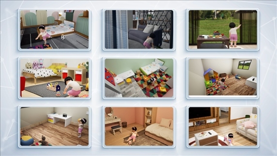 通用智能人“通通”可以自主應(yīng)對多變的場景。受訪者供圖