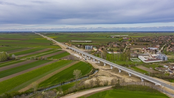 匈塞鐵路塞爾維亞境內(nèi)。中國鐵路國際有限公司供圖