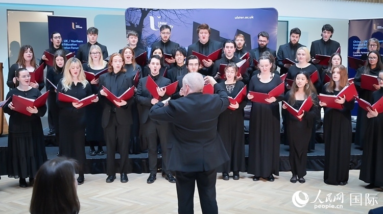 中英/北愛(ài)教育合作論壇現(xiàn)場(chǎng)。