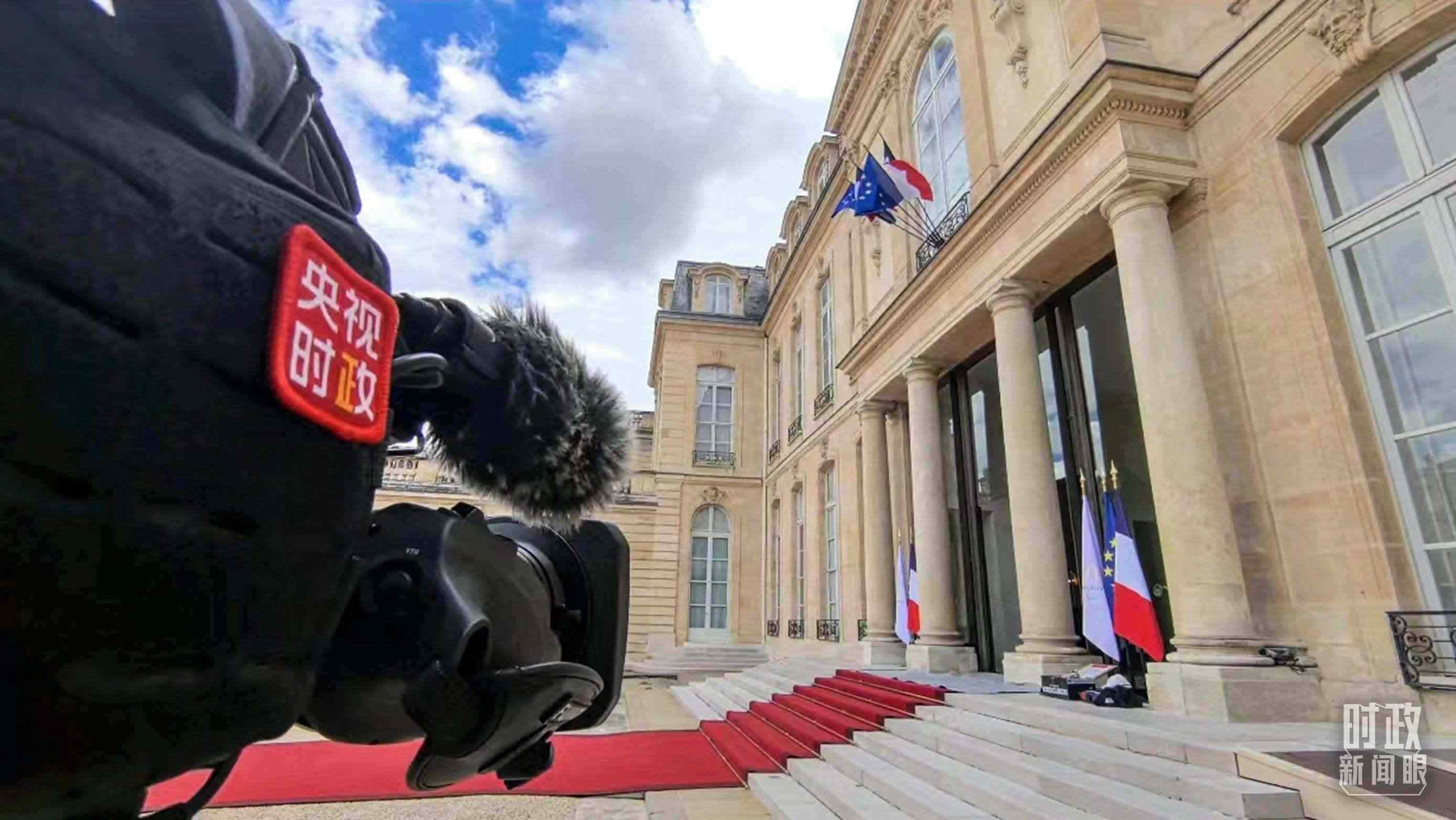 △愛麗舍宮。（總臺(tái)央視記者陸泓宇拍攝）