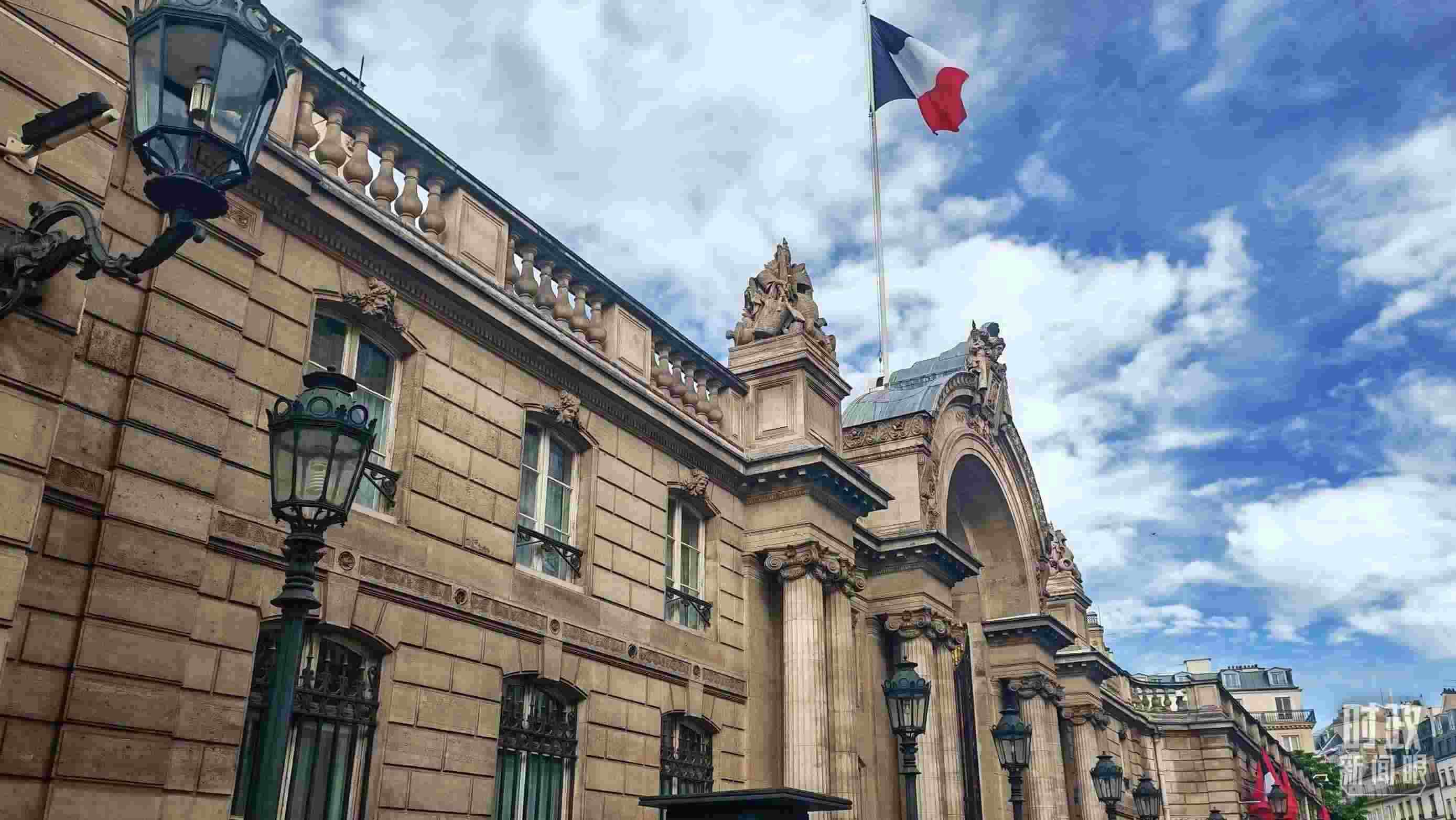 △愛麗舍宮。（總臺(tái)央視記者劉琦拍攝）