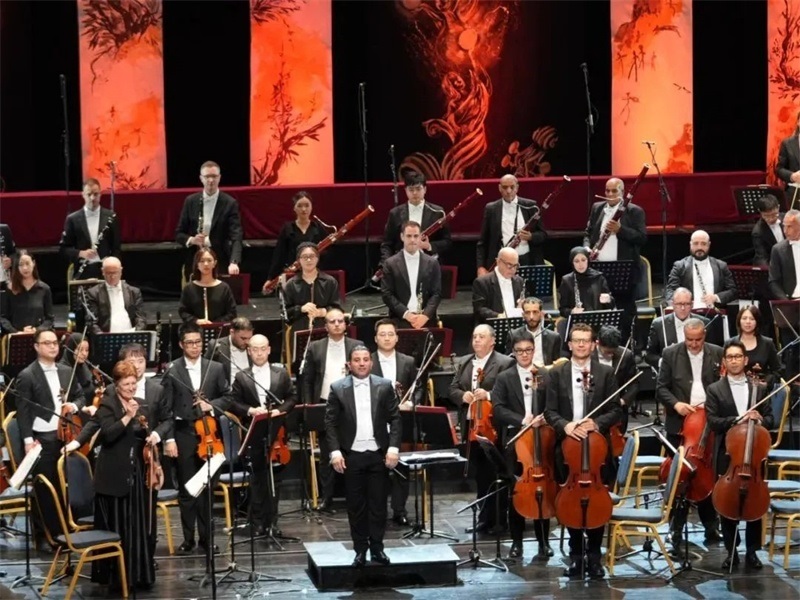 阿爾及爾歌劇院交響樂(lè)團(tuán)演出活動(dòng)現(xiàn)場(chǎng)。蘇州交響樂(lè)團(tuán)供圖