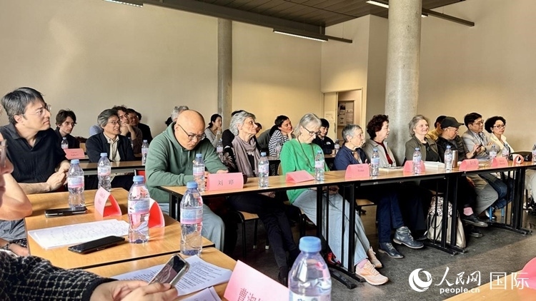 “國(guó)際青年文學(xué)共讀”活動(dòng)現(xiàn)場(chǎng)。人民網(wǎng)記者 于超凡攝