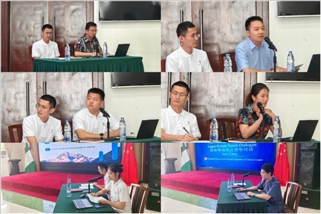 青年外交官們介紹了中國有關外交政策、對非對尼政策、等情況，并就學生們關心的問題解答。駐拉各斯總領館供圖