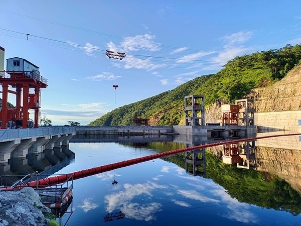 剛果（金）布桑加水電站水庫(kù)。中鐵資源集團(tuán)供圖