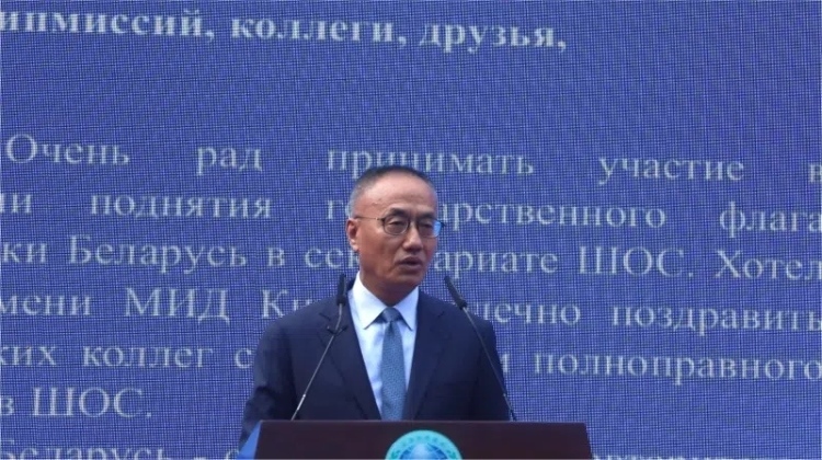 外交部副部長(zhǎng)陳曉東出席活動(dòng)并致辭。主辦方供圖