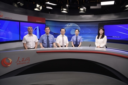 訪談現場。人民網記者 王曉嘯攝