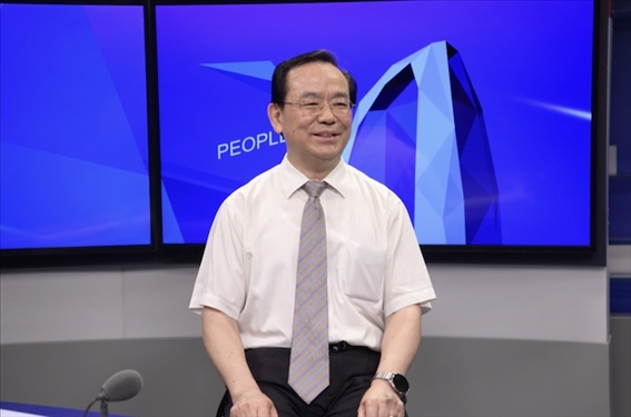 中國人民大學法學院教授、博士生導師楊建順。人民網記者 王曉嘯攝