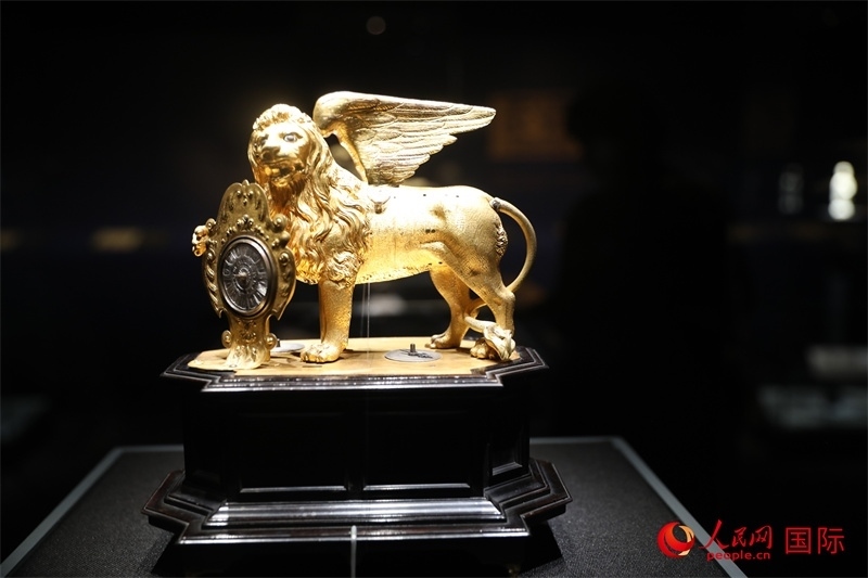 展覽“傳奇之旅：馬可·波羅與絲綢之路上的世界”展品。人民網(wǎng) 殷韜攝