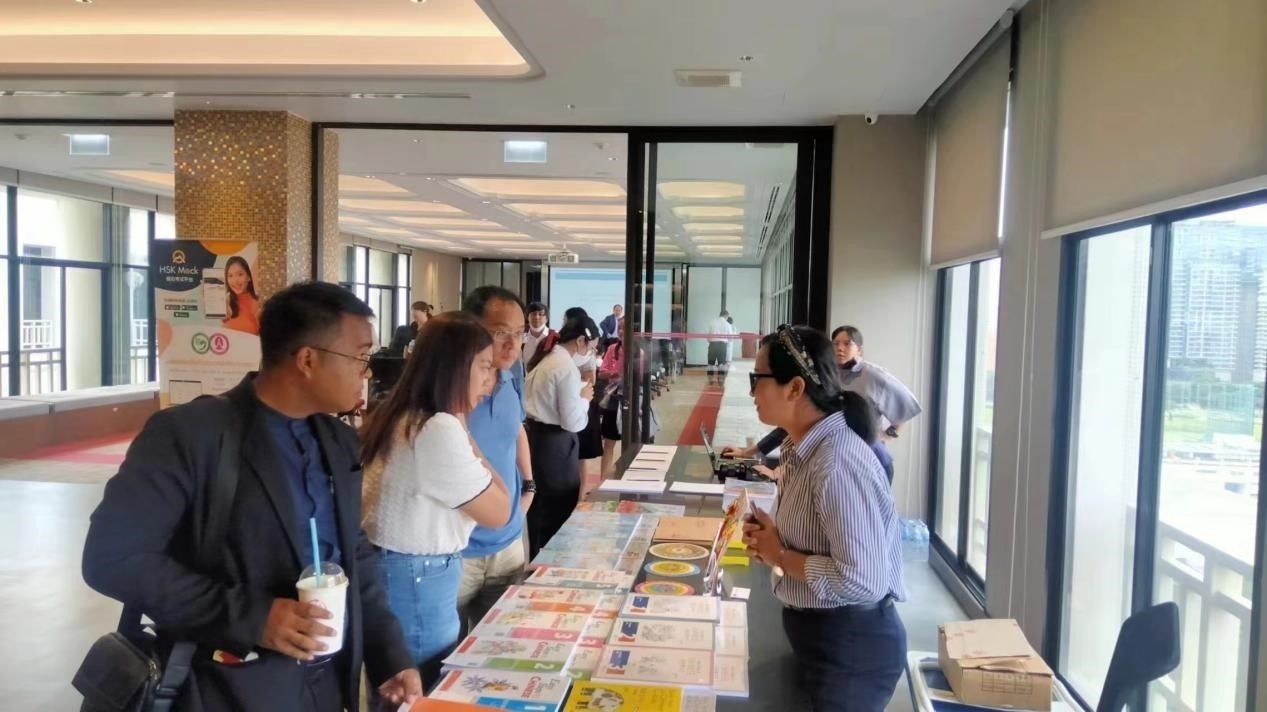 泰國中文教育精英教師高端培訓(xùn)活動(dòng)現(xiàn)場。泰國朱拉隆功大學(xué)孔子學(xué)院供圖