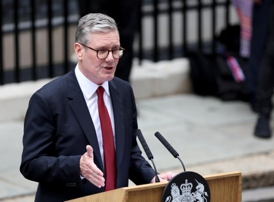  圖為英國首相斯塔默資料照片。（新華社記者李穎攝）