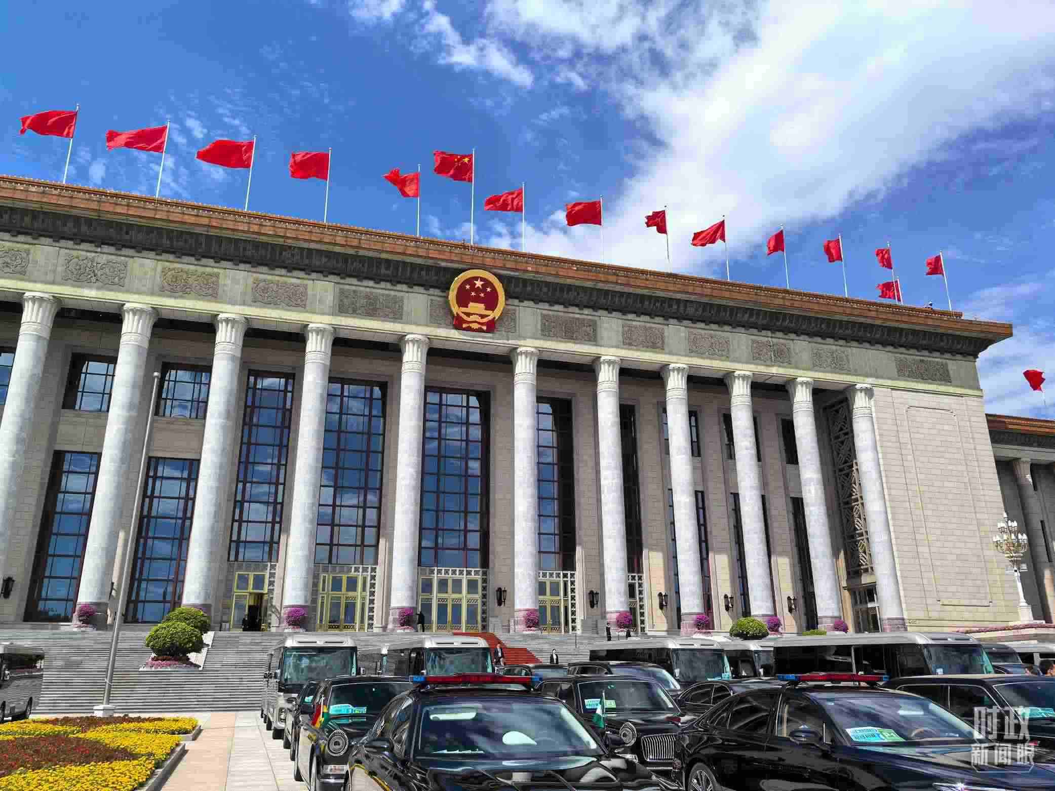  △9月5日上午，中非合作論壇北京峰會(huì)開幕式在北京人民大會(huì)堂舉行。（總臺(tái)央視記者劉瑞琳拍攝）